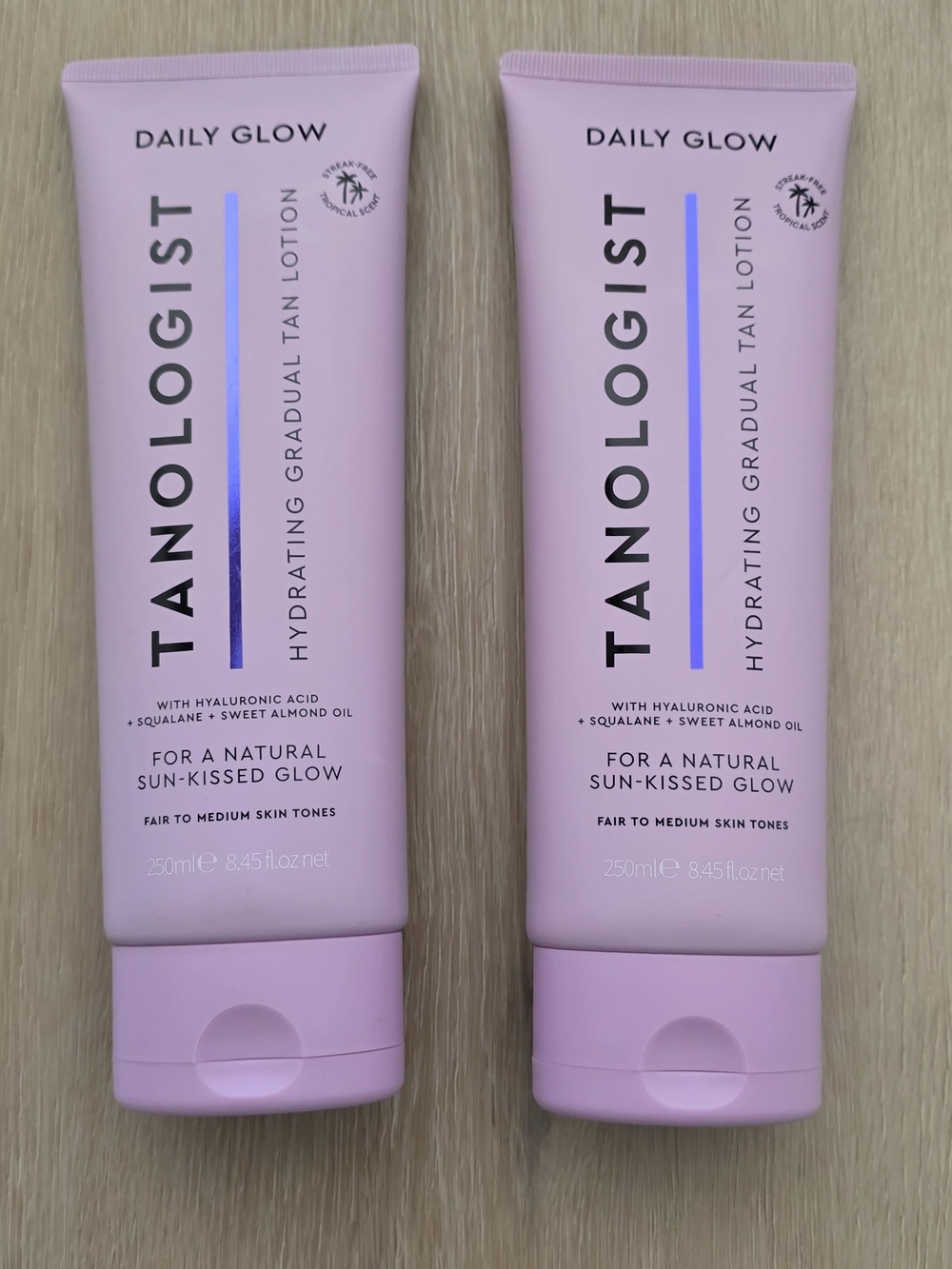 NEW Tanologist Daily Glow Hydrating Gradual Tan Lotion 2 Pack